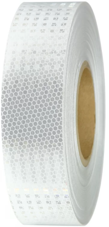 White Reflective Vehicle Marking Tape (Class 1) - Vehicle Safe - Same Day Dispatch!