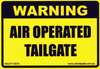 Warning Air Operated Tailgate - WAOT-10070