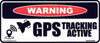 Warning GPS Tracking Active - 90mm x 40mm