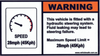 Warning Vehicle Fitted With Hydraulic Steering System - Max Speed 45Km/h - 105mm x 60mm