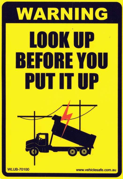 Warning Look Up Before You Put It Up - WLUB-70100