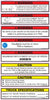 Scorpion TMA Safety Sticker Kit 150mm x 30mm x 8 - Vehicle Safe