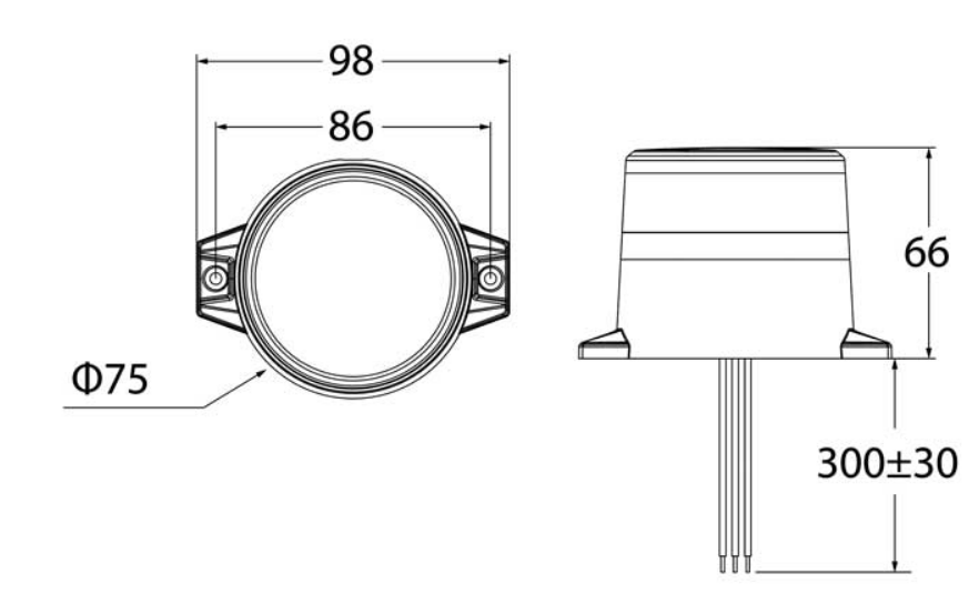 10-80V LED FORKLIFT LIGHT FLANGE MOUNT CLASS 1 - LV9604 - Vehicle Safe