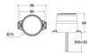 10-80V LED FORKLIFT LIGHT FLANGE MOUNT CLASS 1 - LV9604 - Vehicle Safe