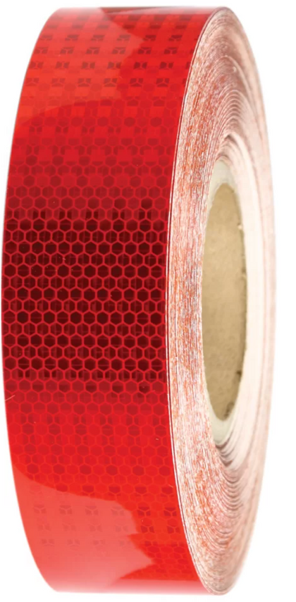 Red Reflective Vehicle Marking Tape (Class 1) - Vehicle Safe - Same Day Dispatch!