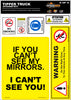 Tipper Truck Safety Sticker Kit - Vehicle Safe