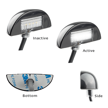 LED Autolamps Licence Plate Lamp - 60BLM