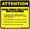 Attention Before Towing These Steps Must Be Followed - 90mm x 90mm