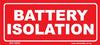 Battery Isolator - 100mm x 45mm - Vehicle Safe