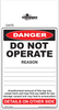 Do Not Operate Tag 100pk - DNOT-8050-100 - Vehicle Safe