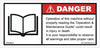 Danger Operation & Maintenance Guide - 85mm x 40mm - Vehicle Safe