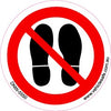 Do Not Walk - 55mm x 50mm - Vehicle Safe