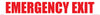 Emergency Exit - 400mm x 60mm - Vehicle Safe