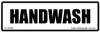 Handwash - 105mm x 35mm - Vehicle Safe