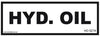 Hyd. Oil - 50mm x 20mm - Vehicle Safe