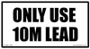 Only Use 10m Lead - 130mm x 40mm - Vehicle Safe