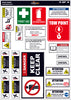 Skid Steer Safety Sticker Kit