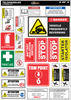Tele Handler Safety Sticker Kit