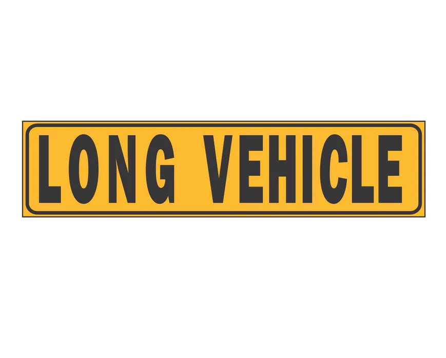 Long Vehicle 1 Piece Sticker Decal - 1020mm x 250mm – Vehicle Safe