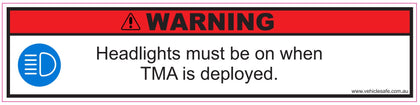 Scorpion TMA Safety Sticker Kit 150mm x 30mm x 8 - Vehicle Safe