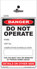Do Not Operate Tag 100pk - DNOT-8050-100 - Vehicle Safe