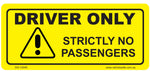 Driver Only Decal - 100mm x 45mm