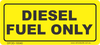 Diesel Fuel Only Decal - Vehicle Safe