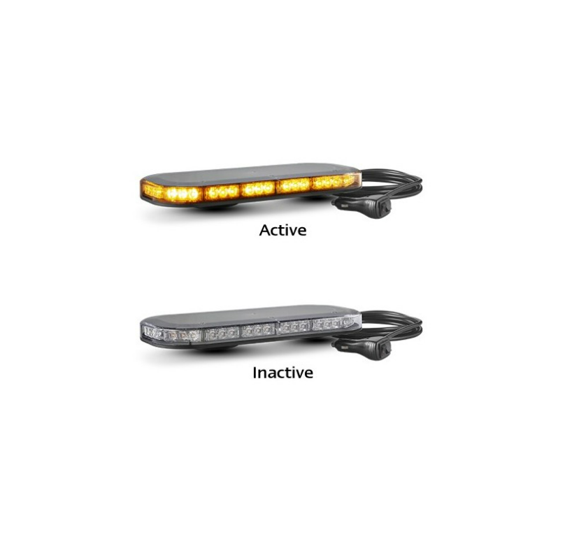 LED Auto Lamps 380 Series LED Mini Bar Amber - Vehicle Safe