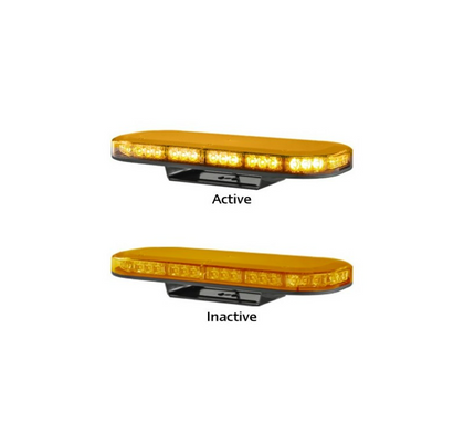 LED Auto Lamps 380 Series LED Mini Bar Amber - Vehicle Safe