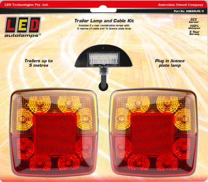 Trailer Light Kit With 10M CABLE - Vehicle Safe